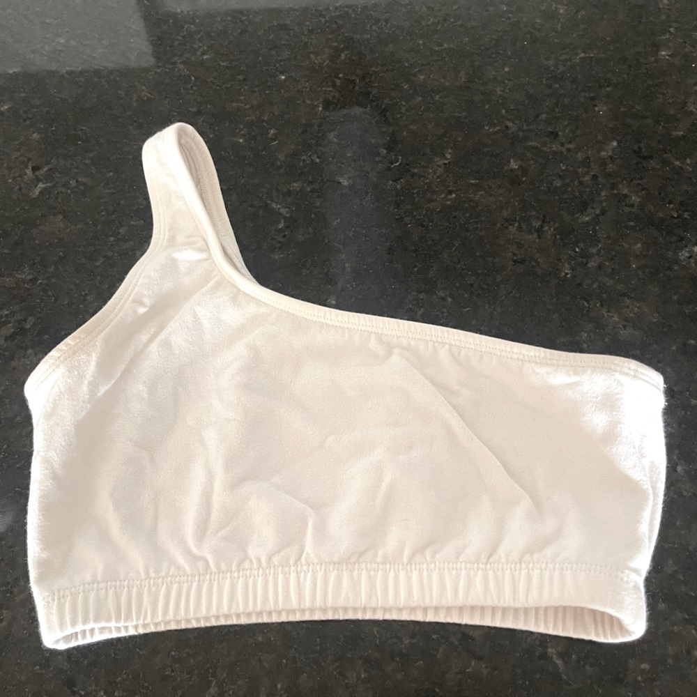 One Shoulder Sports Bra — Varsity